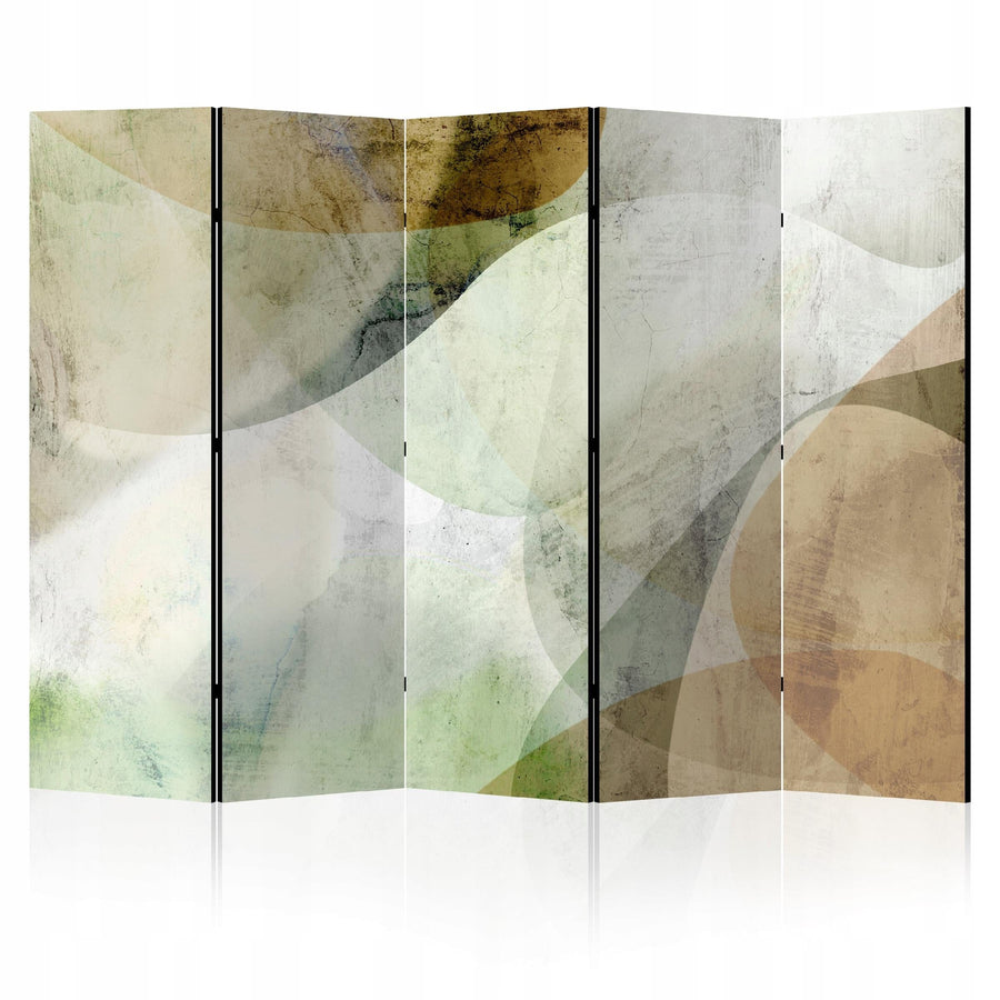 Dekoratīvs divpusējs aizslietnis, 225x172, Abstraktās formas (Zemes un olīvtoņi) L-ART