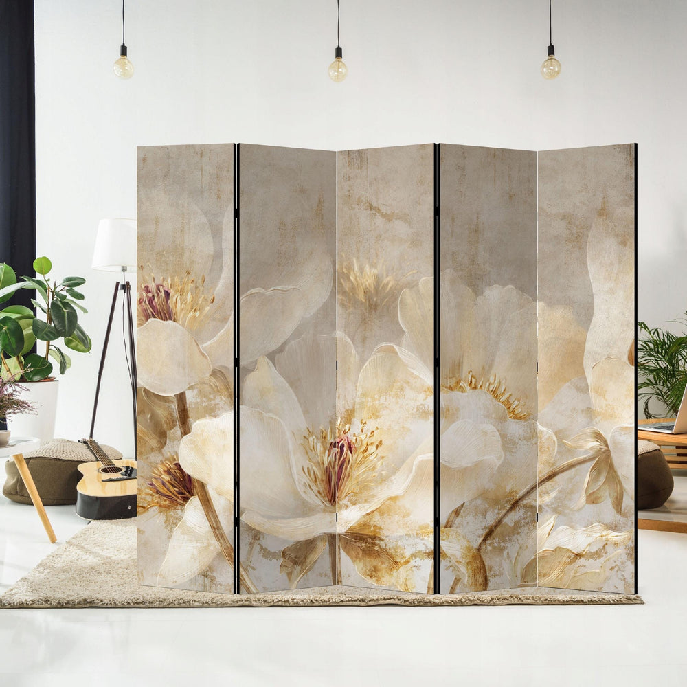 Dekoratīvs divpusējs aizslietnis, 225x172, Baltie ziedi (Vintāžas stilā) L-ART