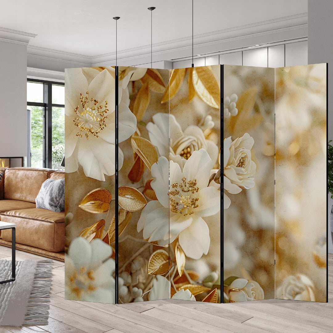 Dekoratīvs divpusējs aizslietnis, 225x172, Zelta ziedu dārzs L-ART