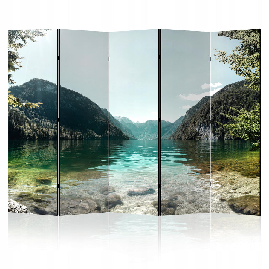 Dekoratīvs istabas aizslietnis, divpusējs, 225x172, Alpu Ezers L-ART