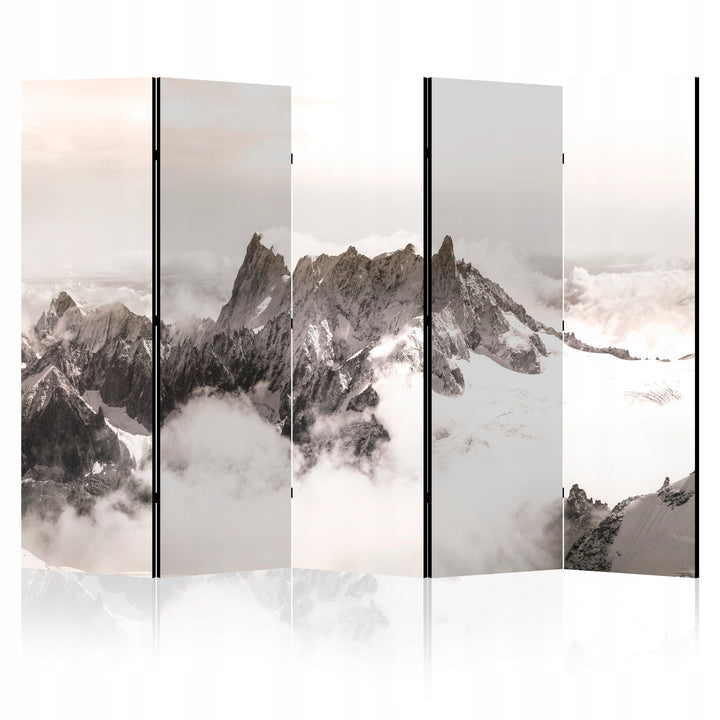 Dekoratīvs istabas aizslietnis, divpusējs 225x172, Kalnu ainava (Sēpija) L-ART