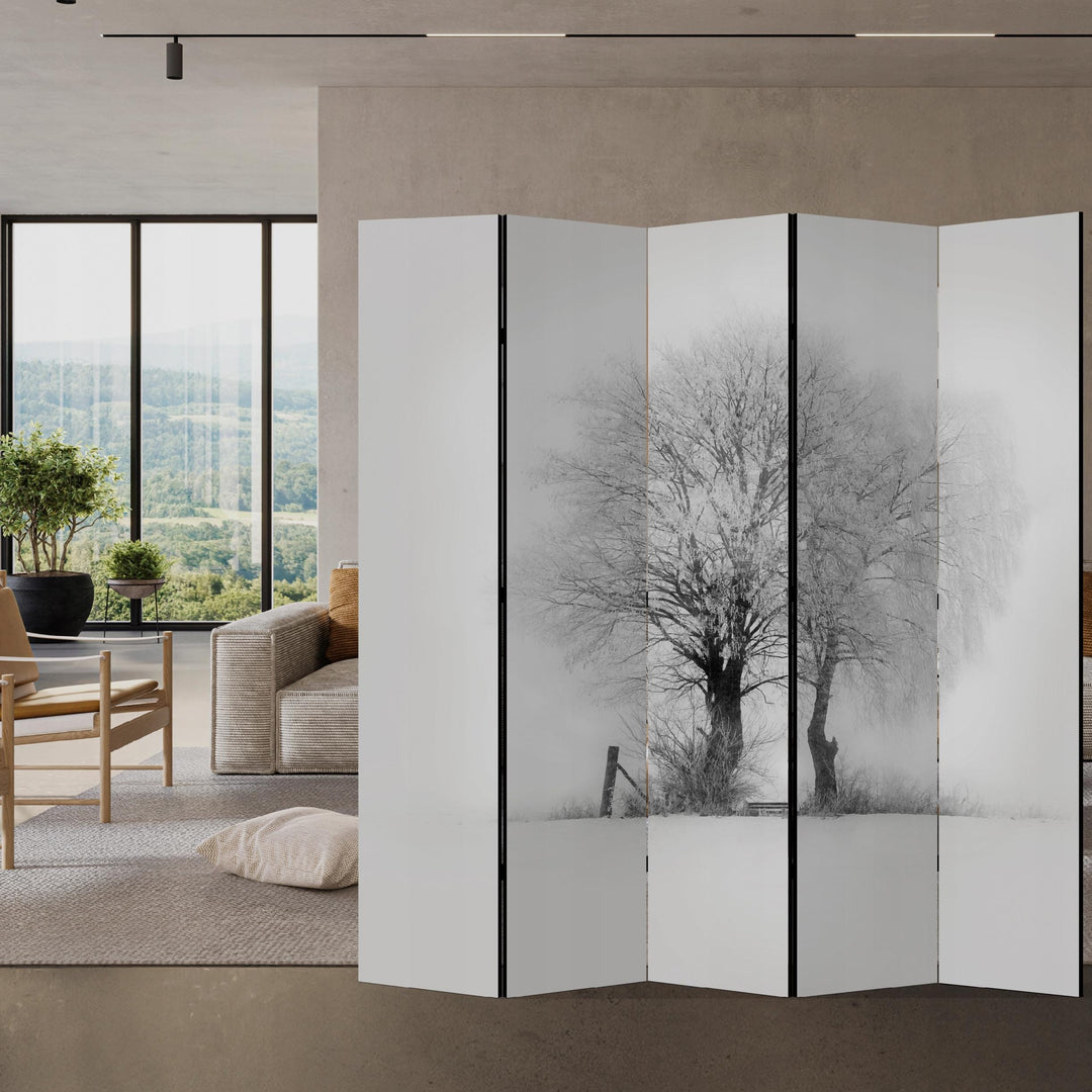 Dekoratīvs istabas aizslietnis, divpusējs, 225x172, Ziemas rīta gaisma L-ART