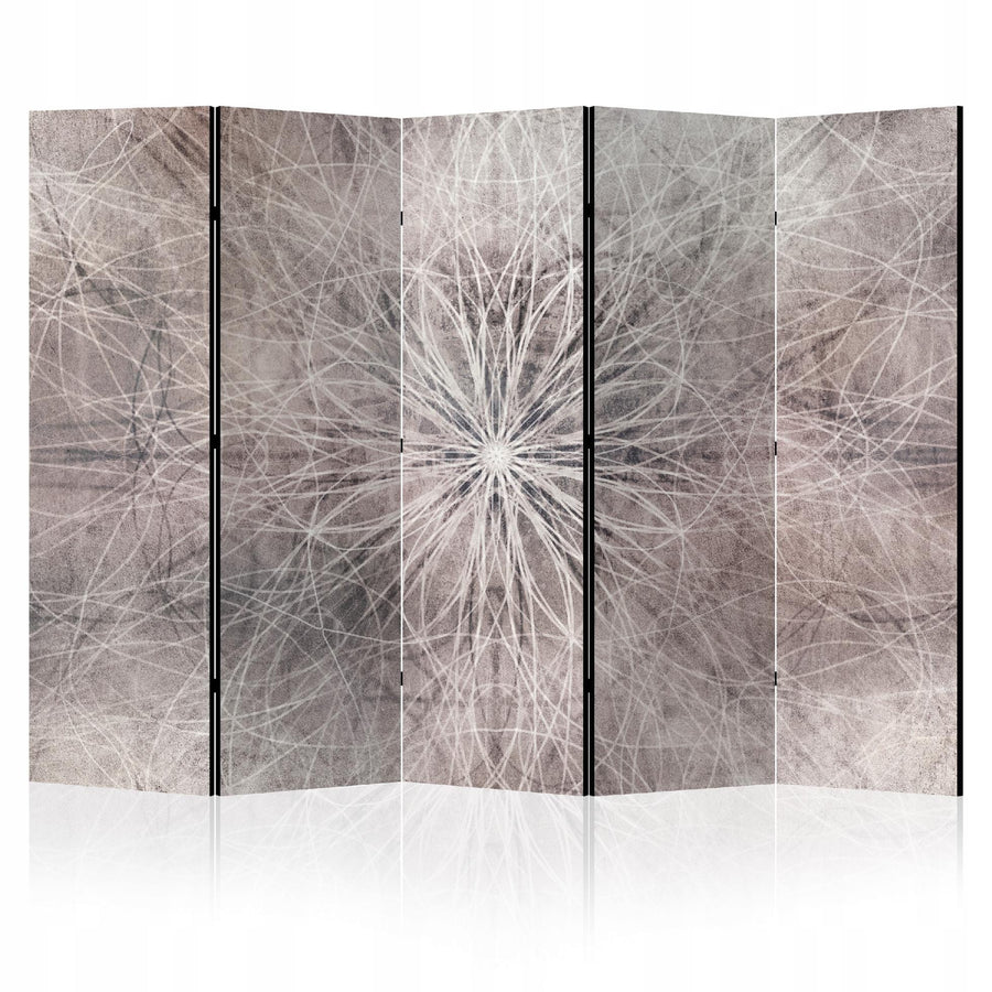 Dekoratīvs istabas aizslietnis, divpusējs, 225x172, Tumšā mandala L-ART