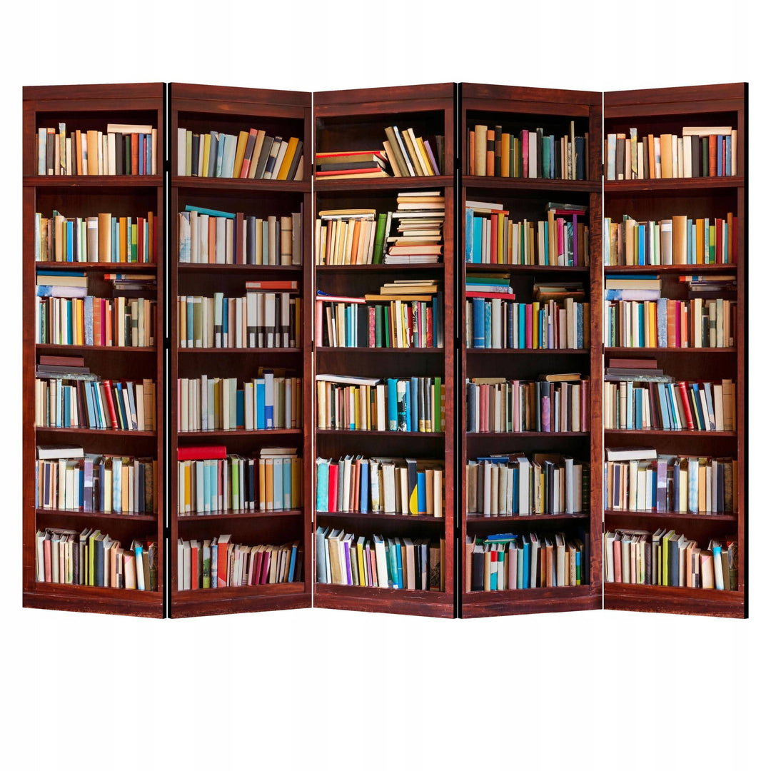 Dekoratīvs istabas aizslietnis, divpusējs Ścianka 225x172, Klasiskā Bibliotēka L-ART