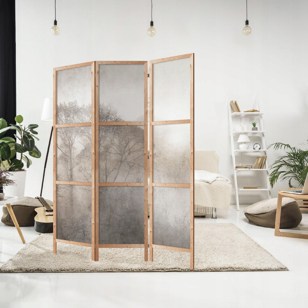 Dekoratīvs japāņu aizslietnis, vienpusējs 135x172, Miglainais mežs L-ART