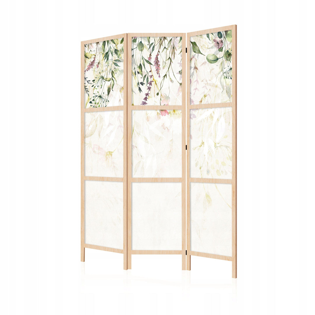 Dekoratīvs japāņu aizslietnis, vienpusējs, 135x172, Pavasara dārzs ar īpaši vieglu un gaisīgu noskaņu L-ART