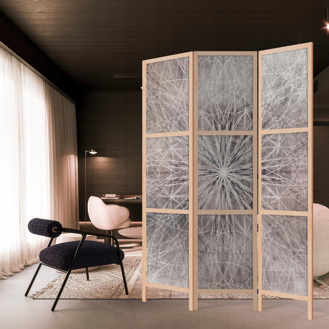 Dekoratīvs japāņu aizslietnis, vienpusējs 135x172, Tumšā mandala L-ART