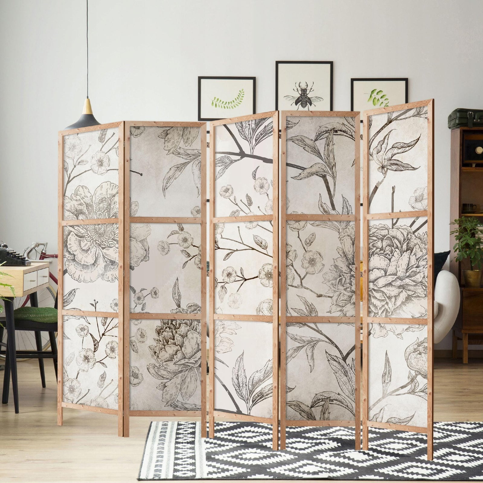 Dekoratīvs japāņu aizslietnis, vienpusējs 225x172, Klasiskais šarms L-ART