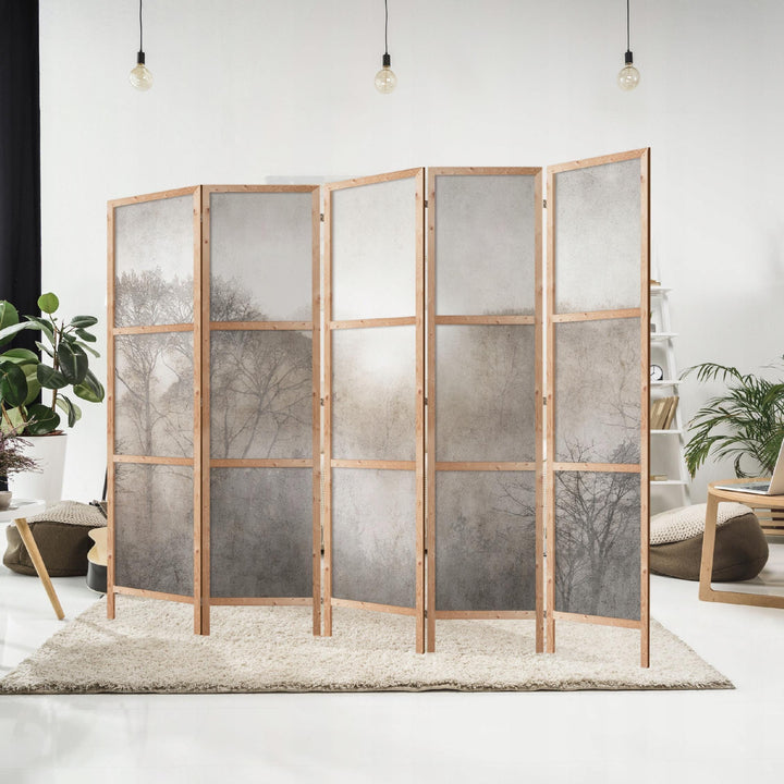 Dekoratīvs japāņu aizslietnis, vienpusējs 225x172, Miglainais mežs L-ART