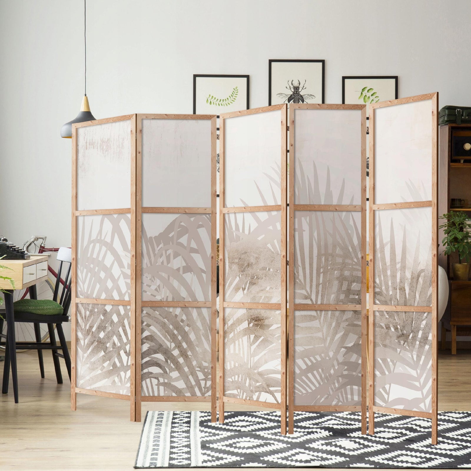 Dekoratīvs japāņu aizslietnis, vienpusējs 225x172 Natura liście lapas L-ART