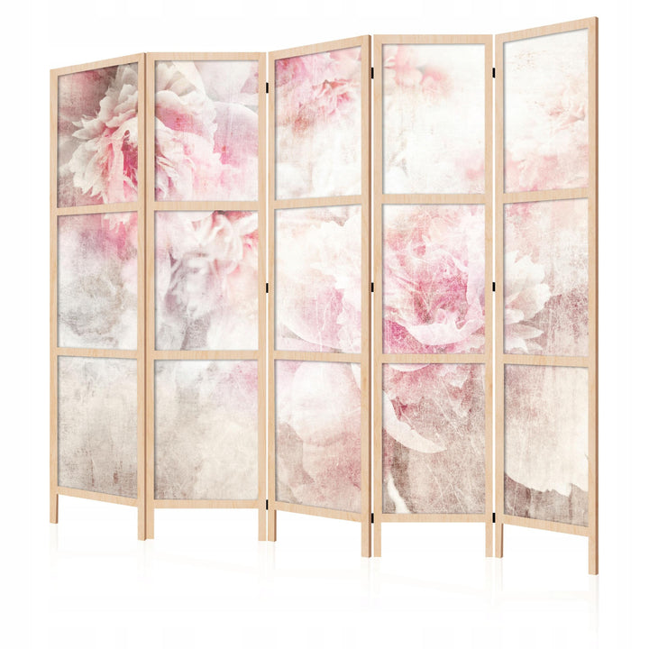 Dekoratīvs japāņu aizslietnis, vienpusējs, 225x172, Sarkanās peonijas (vintāžas) L-ART