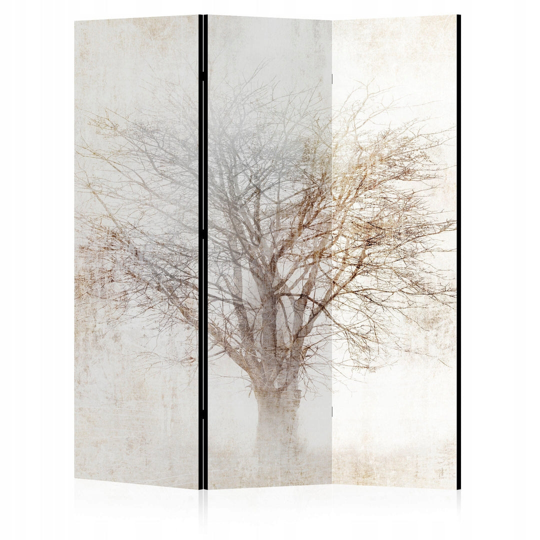 Dekoratīvs vienpusējs aizslietnis, Koka siluets (Sepia toņos), 135x172 L-ART