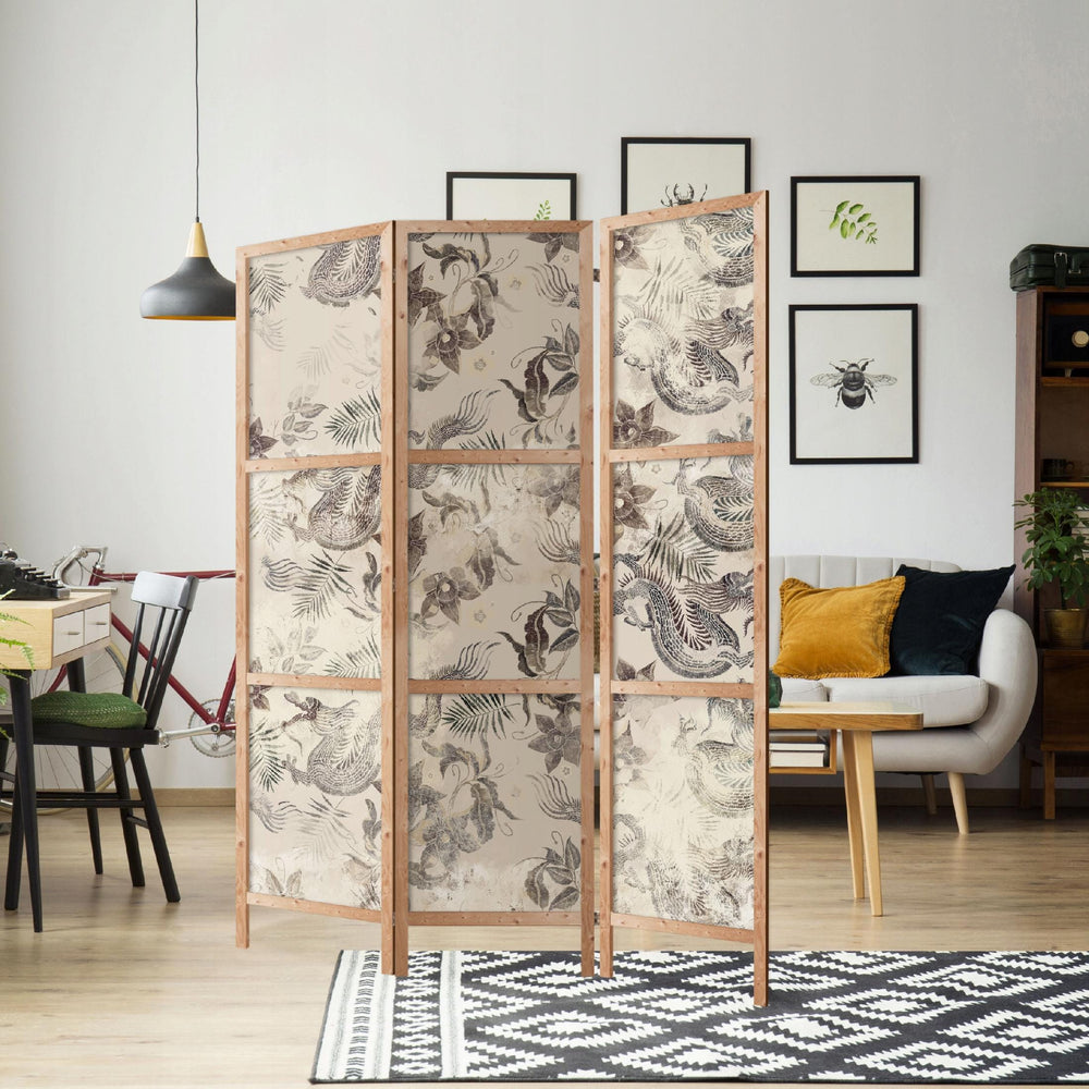 Japānu aizslietnis "Austrumu Pūķis" ar Ziedu un Pūķu Motīvu L-ART