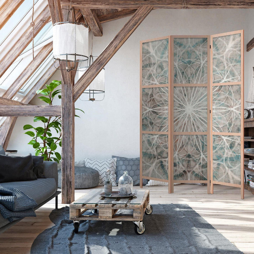 Pelēkzils Aizslietnis ar Abstraktām Līnijām L-ART