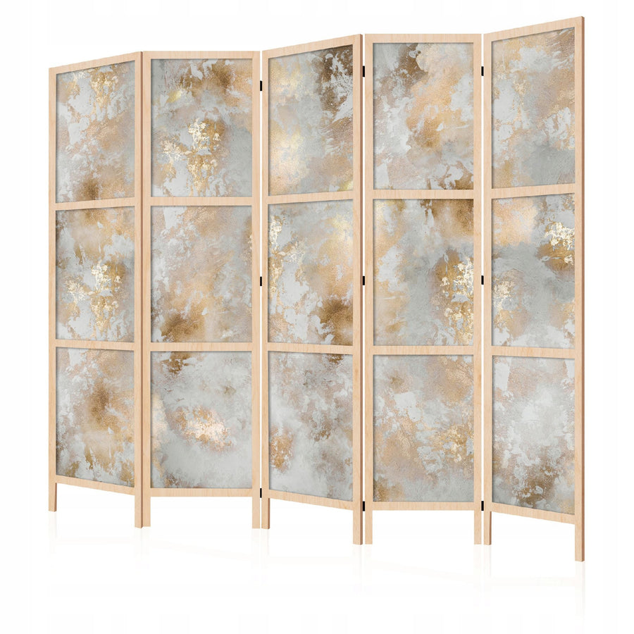 "Abstraktais akmens" – Pelēks ar zeltu L-ART