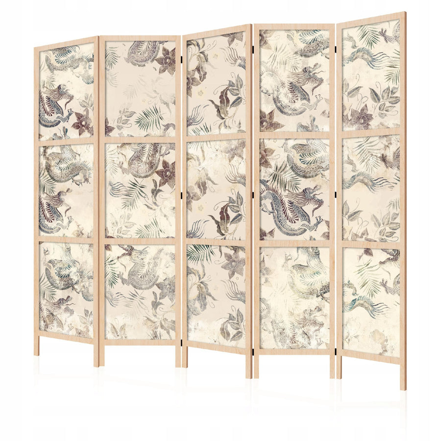 Vintage Stila Aizslietnis ar Āzijas Dizaina Rakstiem L-ART