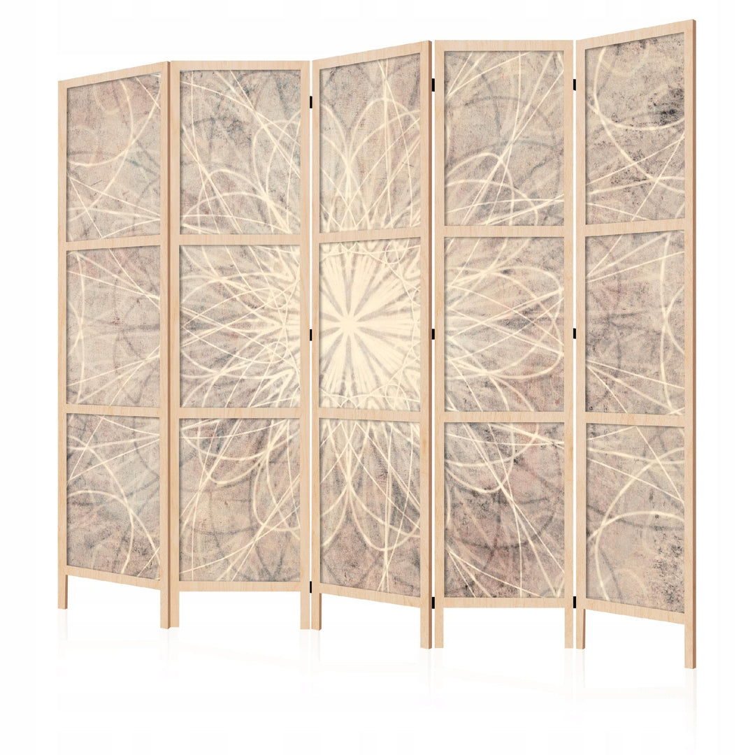 Dekoratīvs vienpusējs japāņu aizslietnis 225x172, Gaišā Mandala L-ART