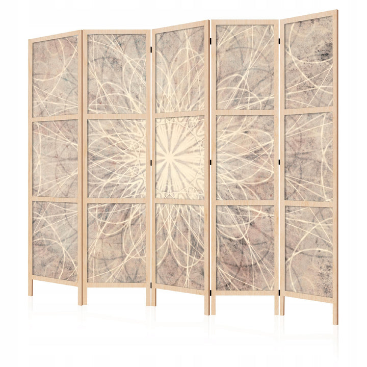 Dekoratīvs vienpusējs japāņu aizslietnis 225x172, Gaišā Mandala L-ART