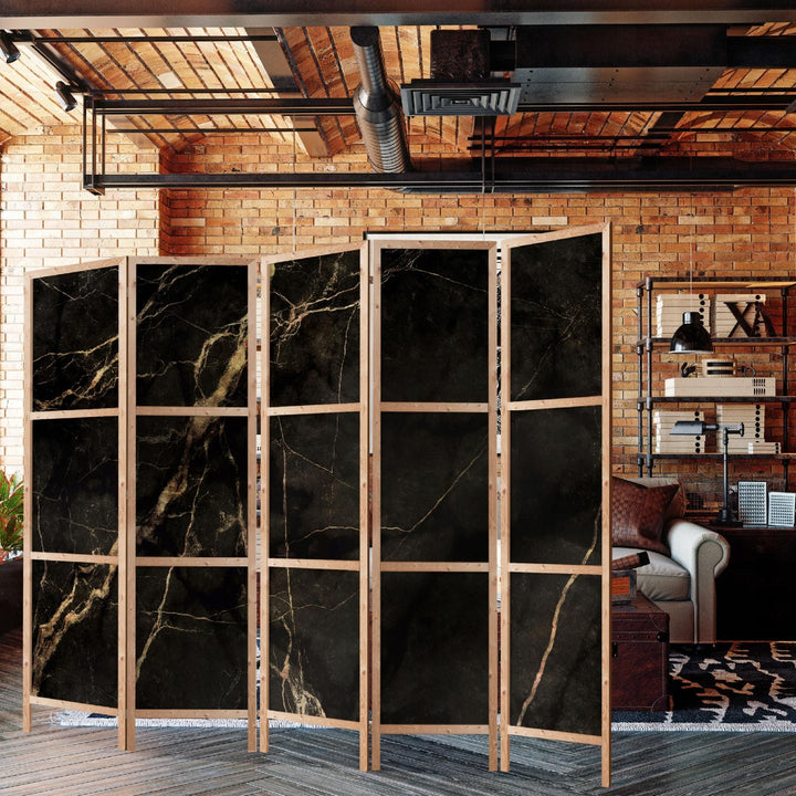 Ekskluzīvs aizslietnis "Melnais marmors un zelts" L-ART