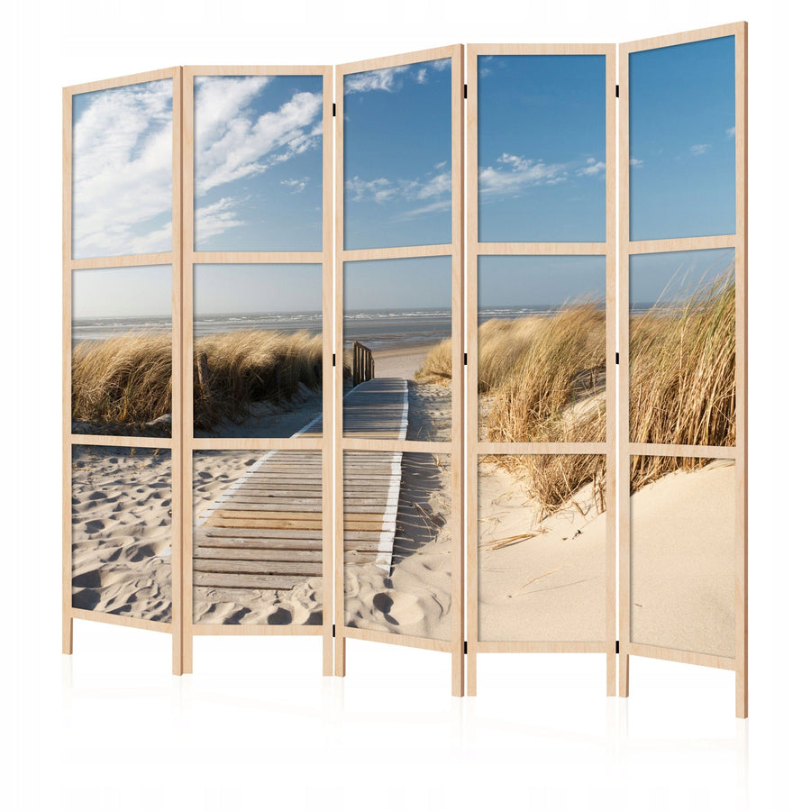 Dekoratīvs vienpusējs japāņu aizslietnis 225x172, Saulainā jūras piekraste L-ART