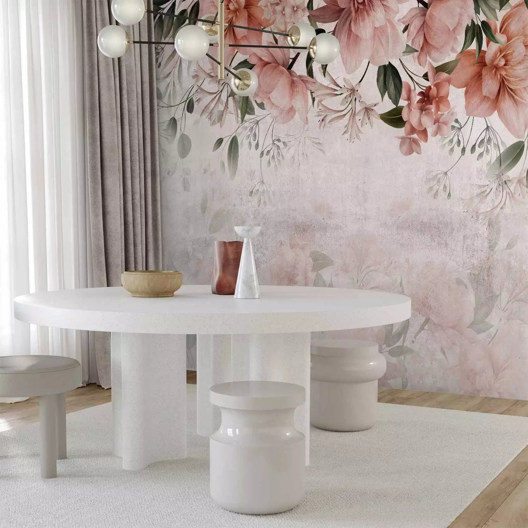 Fototapetes ar ziediem - Smaržīgi sapņi, rozā, 143178