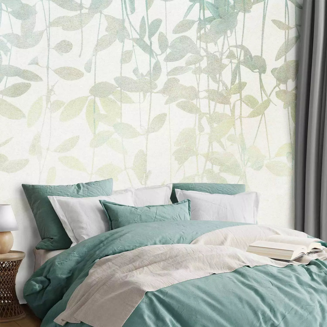 Fototapetes - Augi smalkos pasteļzaļos toņos, 151283