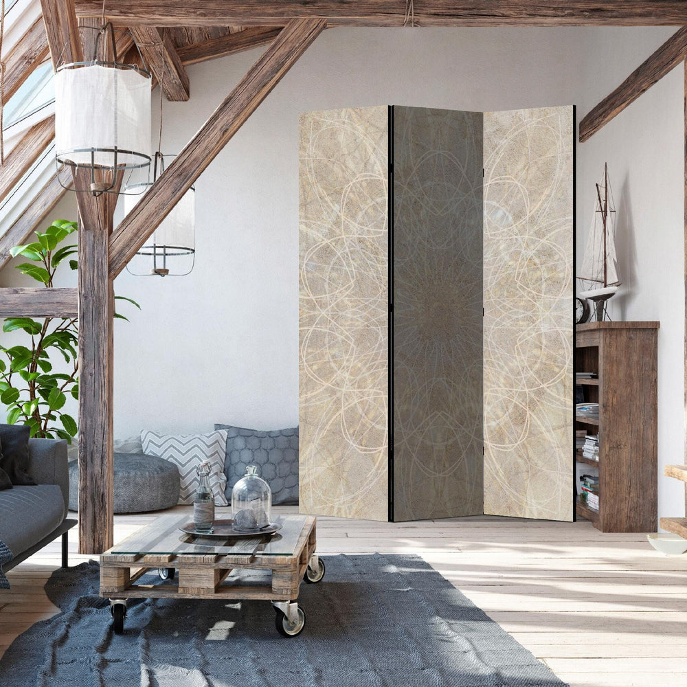 Divpusējais aizslietnis, 135x172, Boho stils krēmkrāsa L-ART