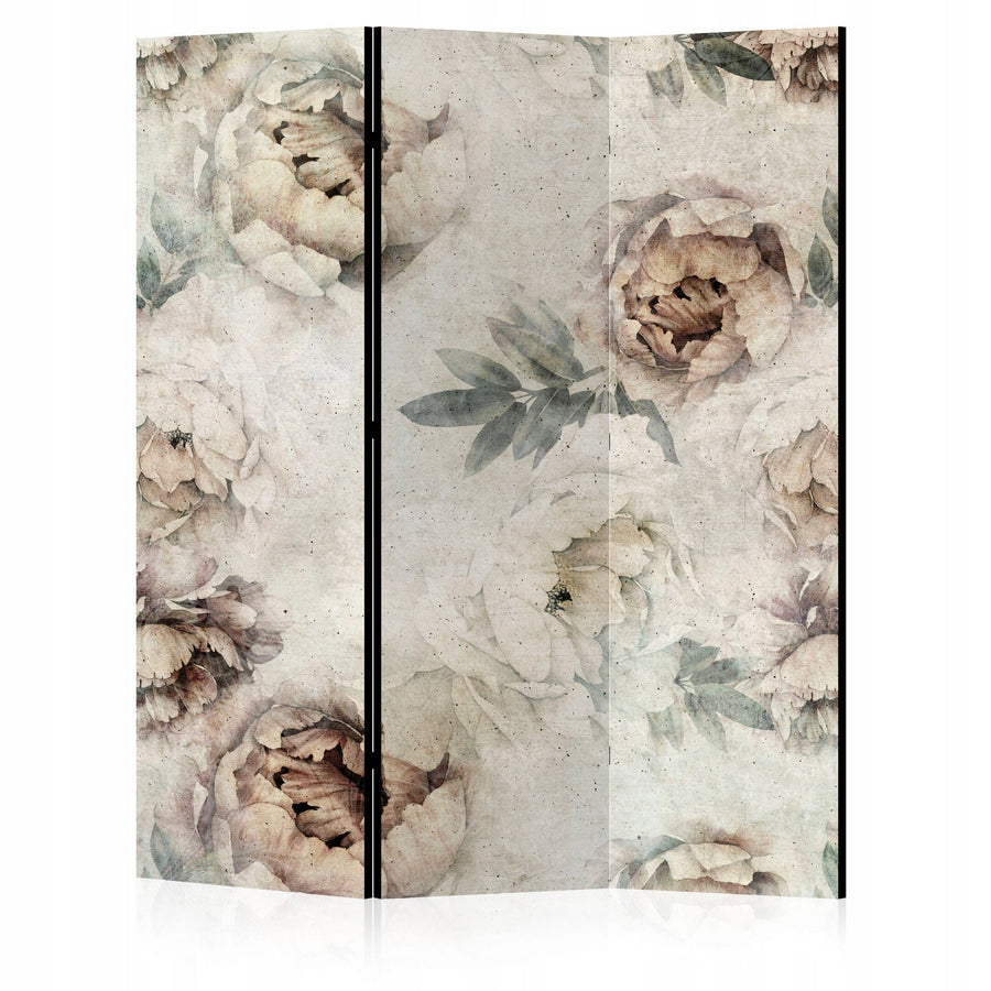 Divpusējs aizslietnis, 135x172, Peoniju dārzs vintāžas stilā L-ART