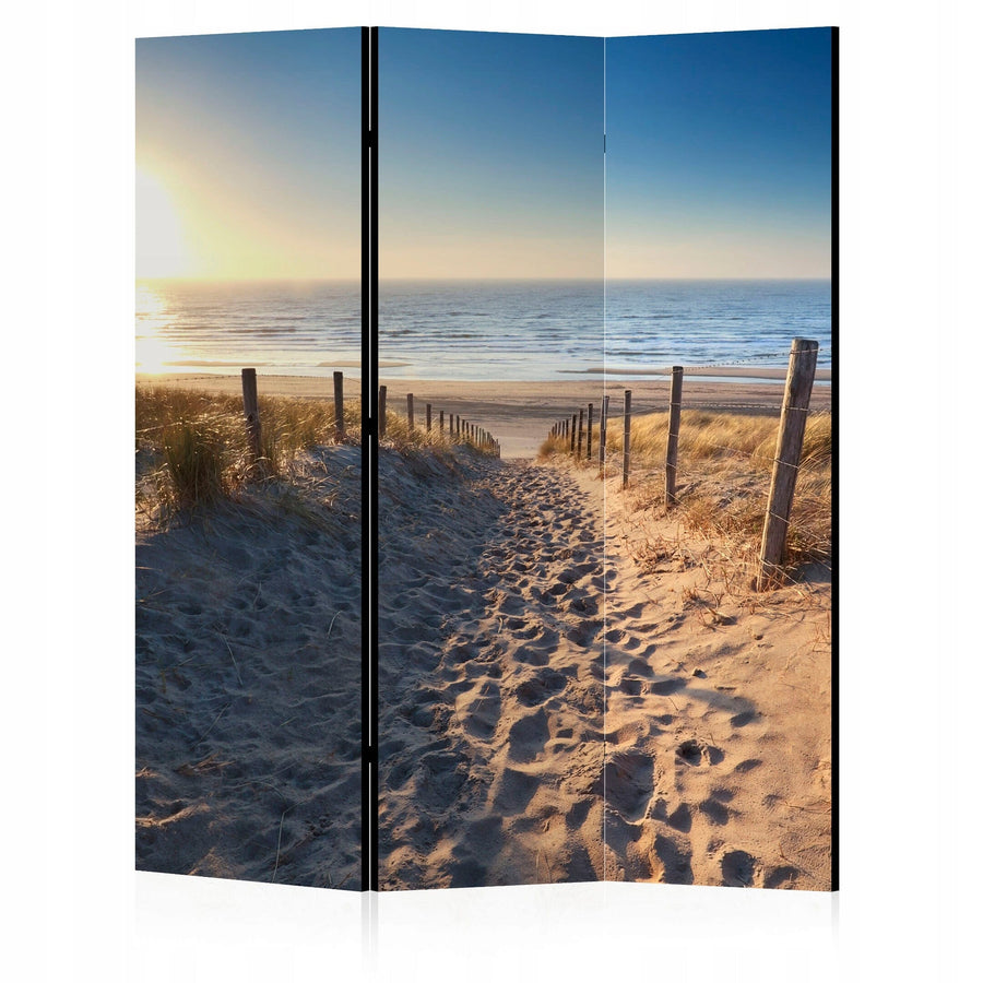 Divpusējs aizslietnis, 135x172, Skats uz jūru saulrieta laikā  L-ART