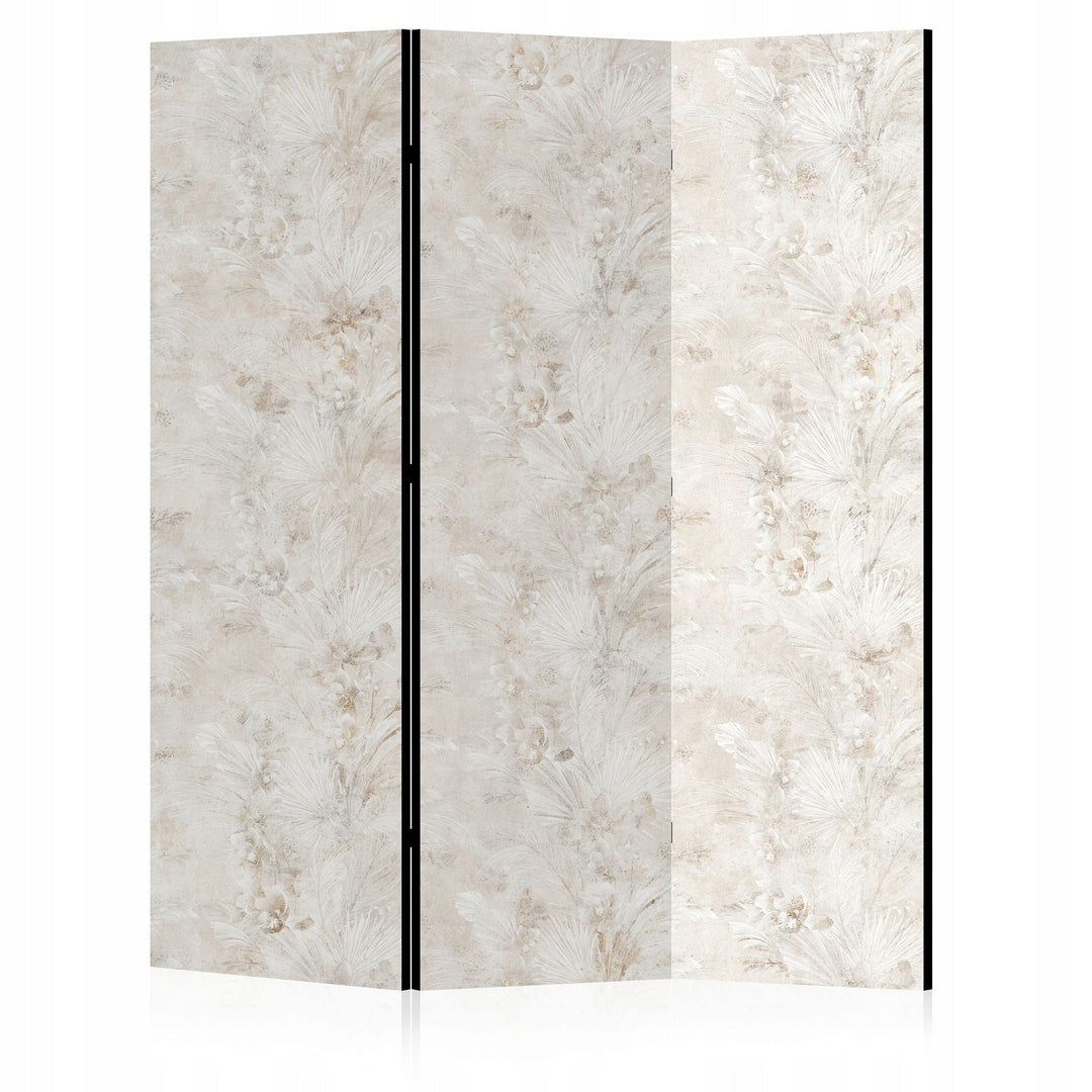 Divpusējs aizslietnis, 135x172, Vintāžas ziedu raksts uz gaiša fona L-ART