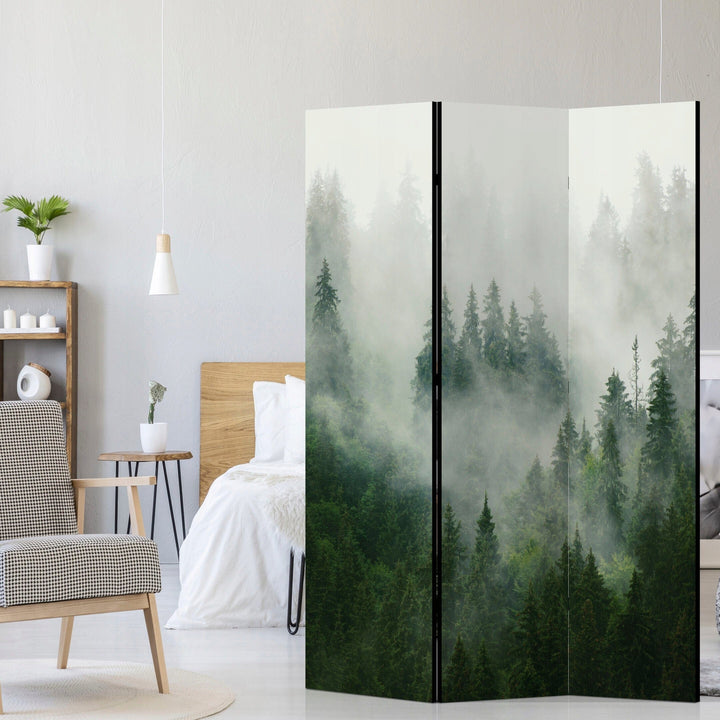 Divpusējs aizslietnis, 135x172, Zaļš mēžs L-ART