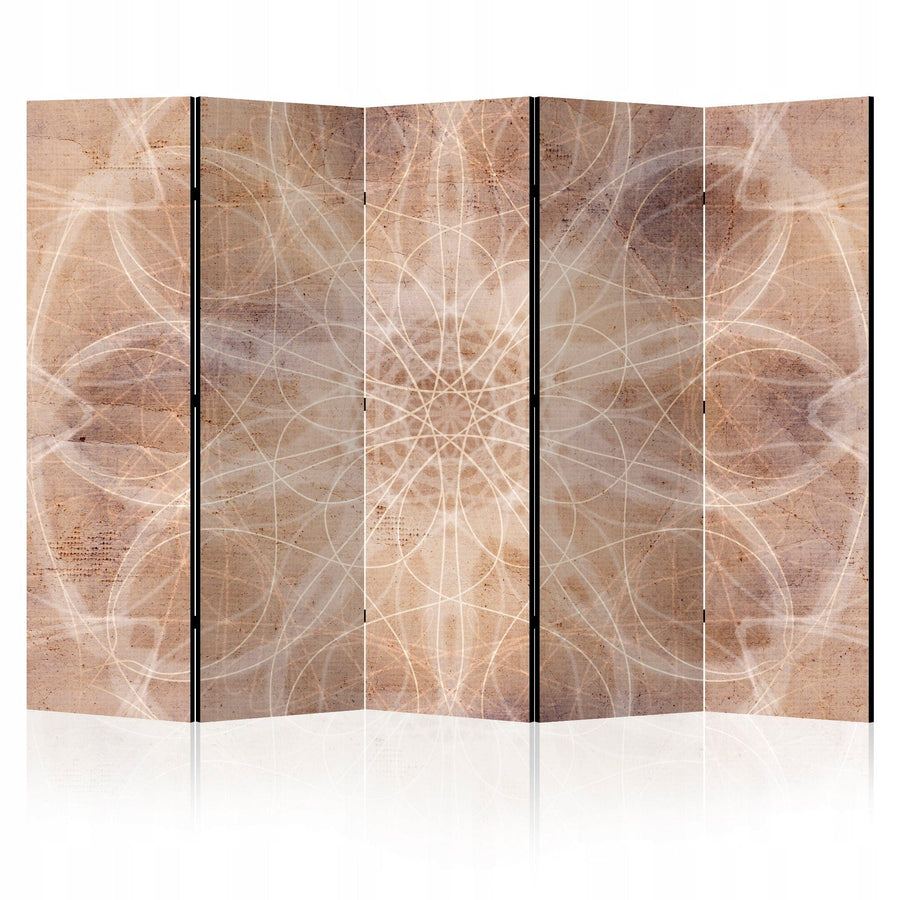 Divpusējs aizslietnis, 225x172, Ģeometriskā harmonija, moderns, ieturēts siltos, zemes toņos L-ART