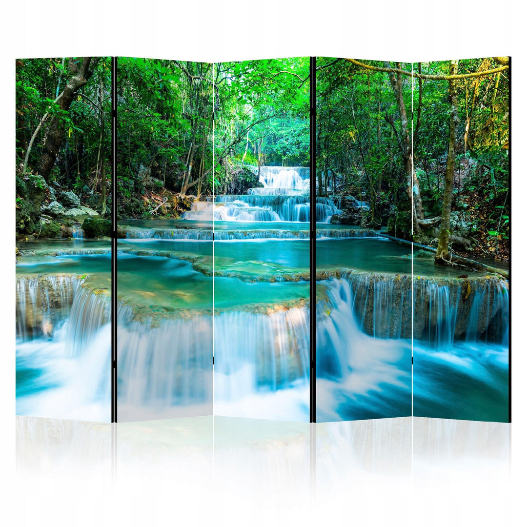 Divpusējs aizslietnis, 225x172, Meža ūdenskrituma kaskāde L-ART