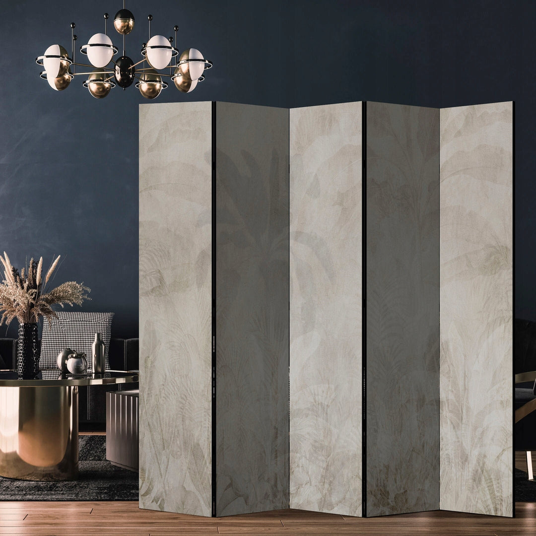 Divpusējs aizslietnis, 225x172, Palmu lapas krēmkrāsā L-ART