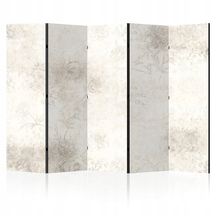 Divpusējs aizslietnis, 225x172, vintāžas ziedu motīvs uz gaiša fona L-ART