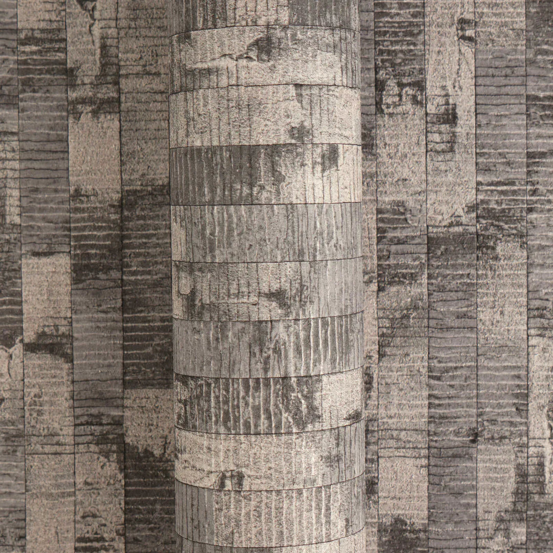 Dizaina tapetes ar modernu ķieģeļu un paneļu tekstūru - brūna, bēša AS Creation