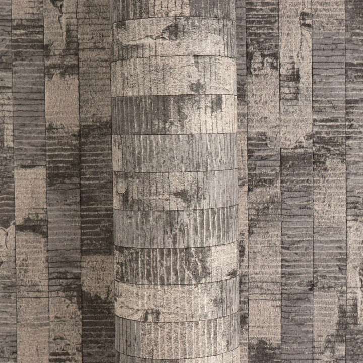 Dizaina tapetes ar modernu ķieģeļu un paneļu tekstūru - brūna, bēša AS Creation