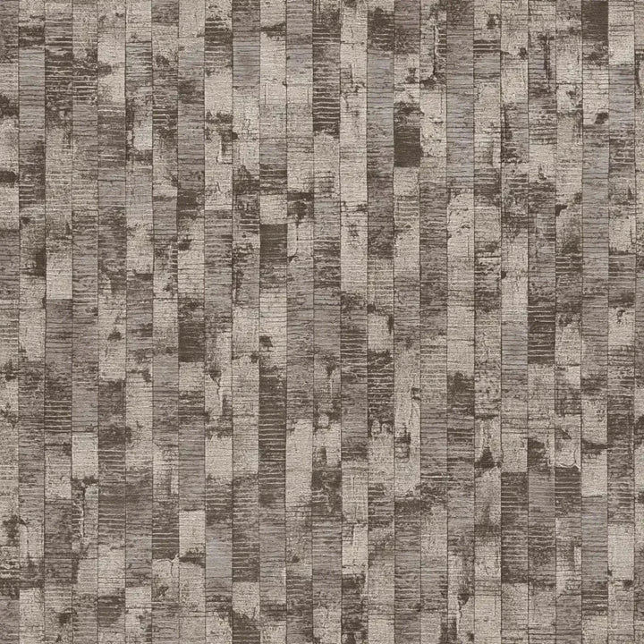 Dizaina tapetes ar modernu ķieģeļu un paneļu tekstūru - brūna, bēša AS Creation