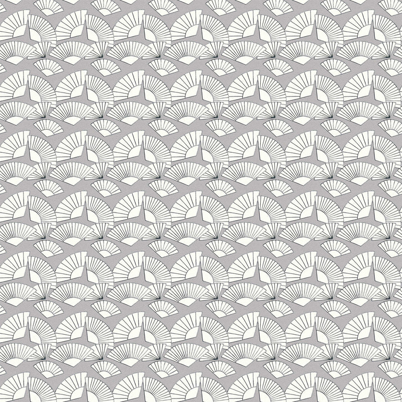 Dizaina tapetes Karl Lagerfeld pelēkā un baltā krāsā, 1343147 AS Creation