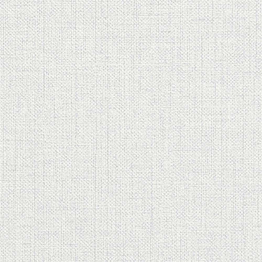 Ekoloģiskas tapetes ar tekstila faktūru baltā krāsā - 3747212, Bez PVC Tapetenshop.lv
