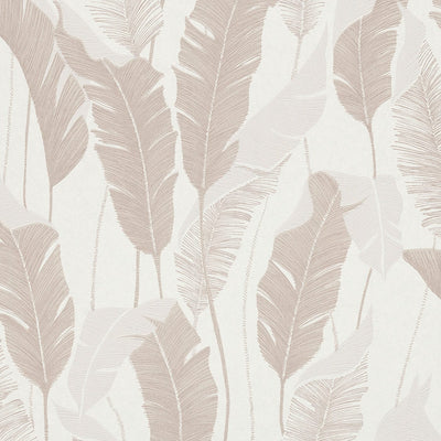 Ecological wallpaper with golden leaves on white background - 3744242, Without PVC Tapetenshop.lv