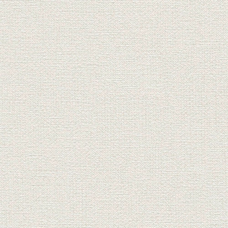 Ekoloģiskas vienkrāsainas tapetes ar lina izskatu, bez PVC: baltas - 1363150 AS Creation