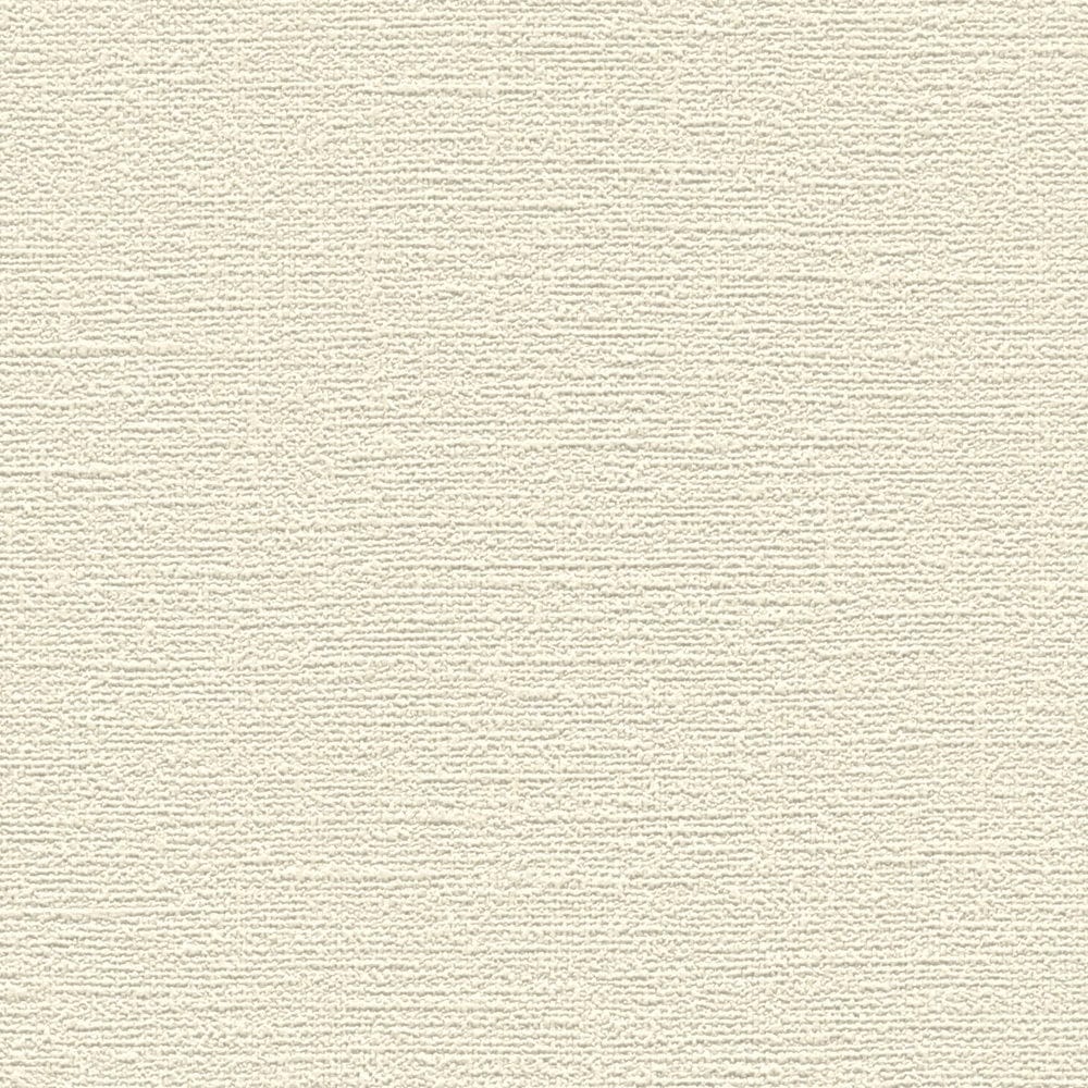 Ekoloģiskas vienkrāsainas tapetes, bez PVC: silti baltā krāsā, 376037 AS Creation