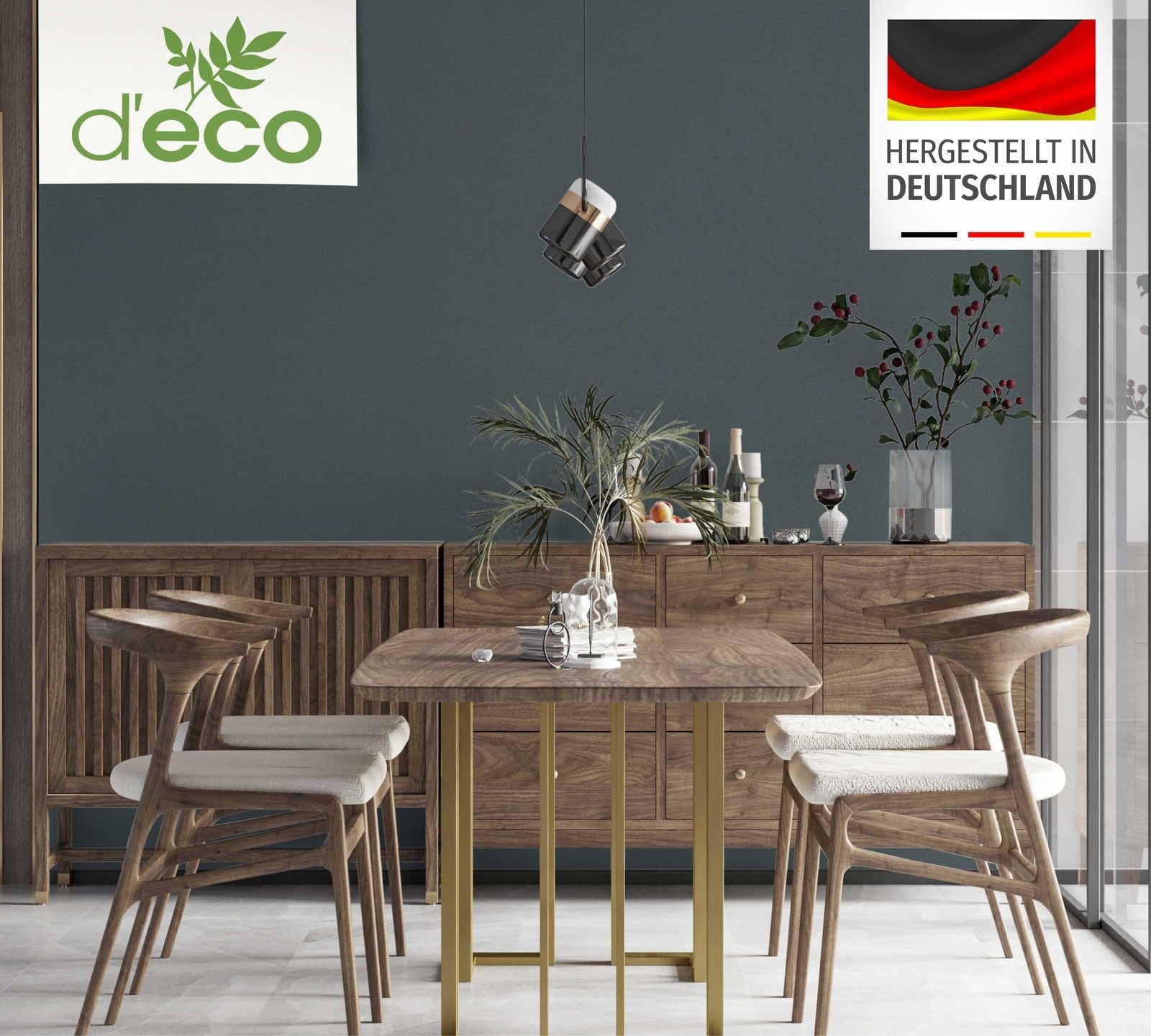 Ekoloģiskas vienkrāsainas tapetes, bez PVC: zilā - 386661 AS Creation