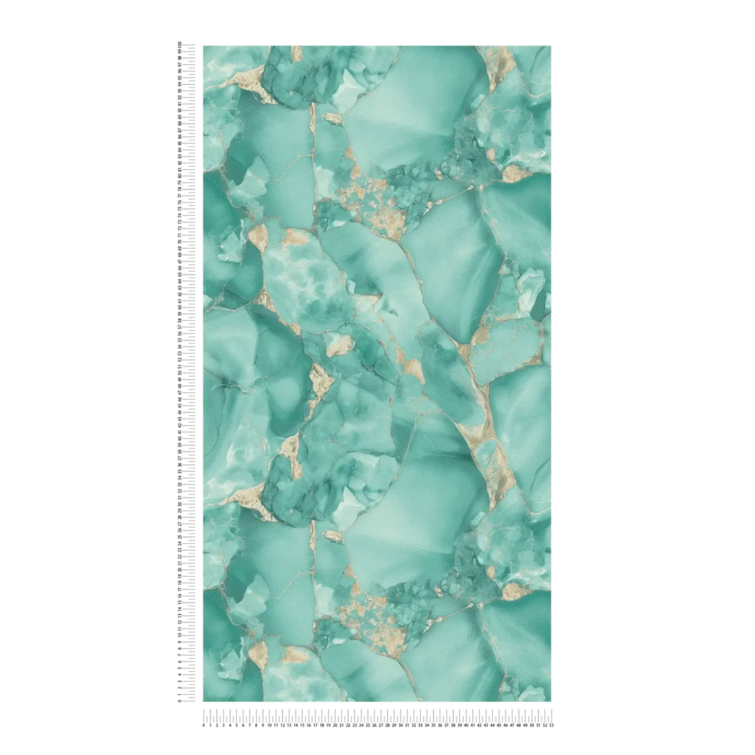 Elegantas marmora izskata tapetes ar zelta akcentiem - 3012201 AS Creation