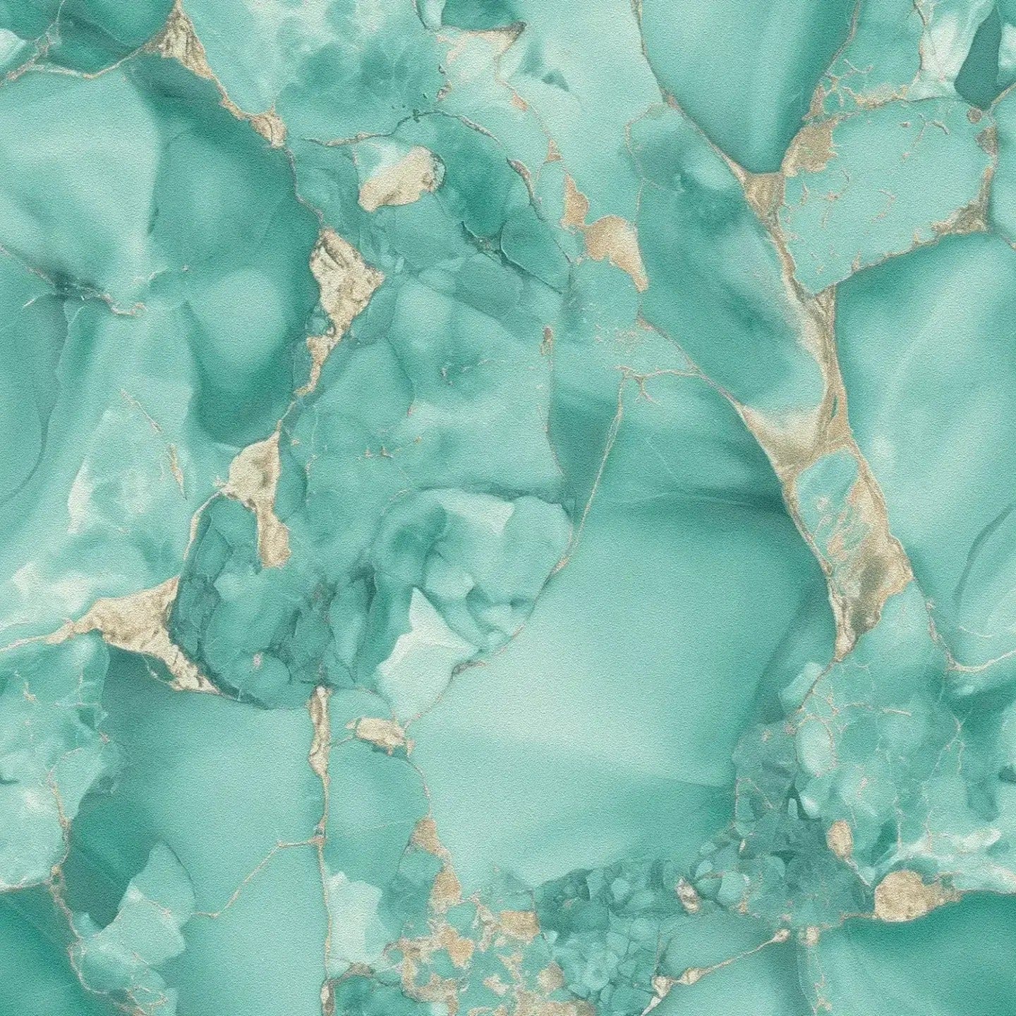 Detail view: marble-look wallpaper with gold accents and texture. SKU: 3012201, AS Creation.