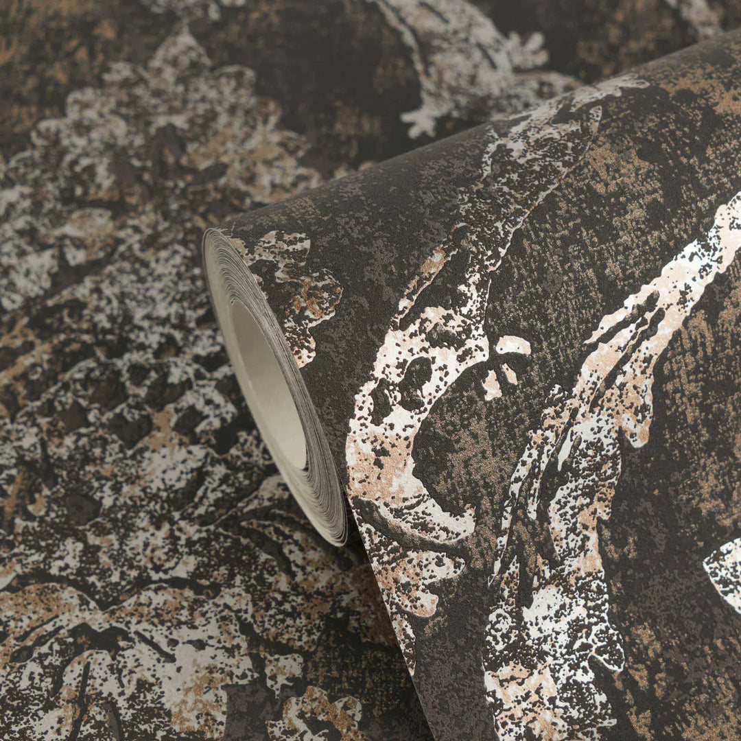 Elegantas tapetes baroka stilā tumši brūnā krāsā - 3007262 AS Creation