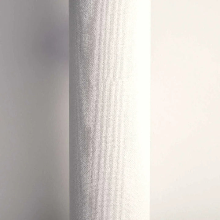 Elegantas vienkrāsainas tapetes ar vieglu tekstūru - baltas - 1371143 AS Creation