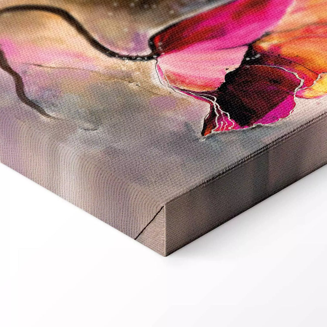 Canva with flowers - Magic Poppies, 162016