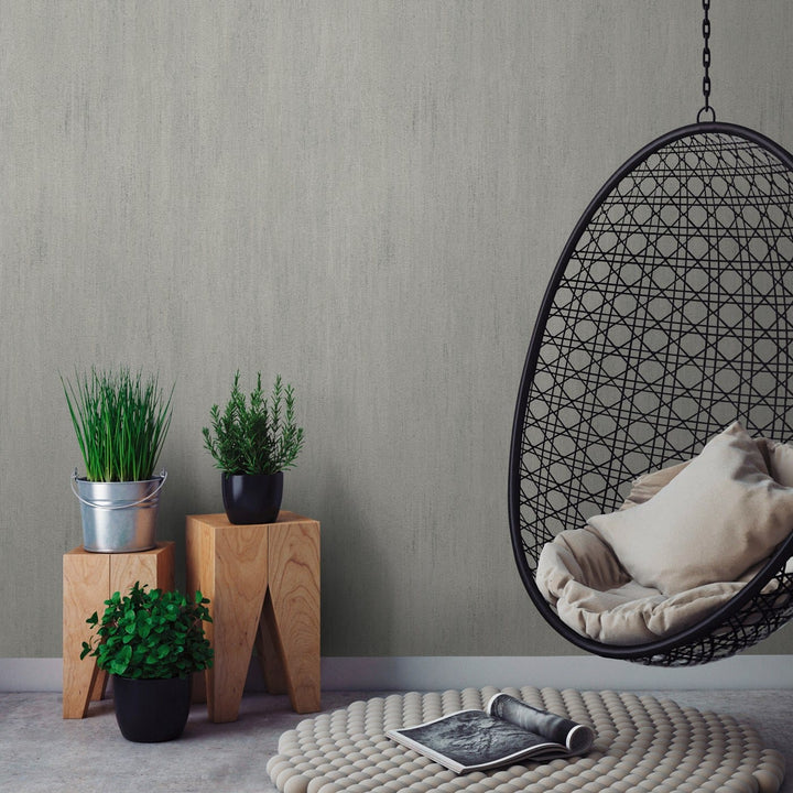 Erismann Flizelīna tapetes – tumši pelēkā, Apmetuma imitācija, 4011375 Erismann